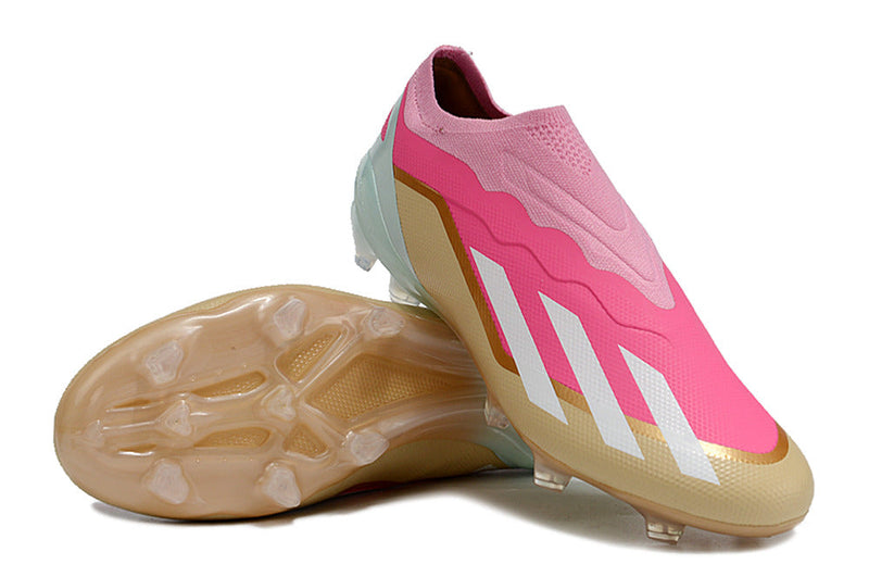 Chuteira Adidas Campo X CrazyFast.1 FG Messi - Rosa