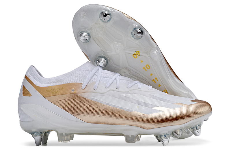 Chuteira Adidas Campo X Crazyfast.1 SG Trava Mista - Edição especial MESSI