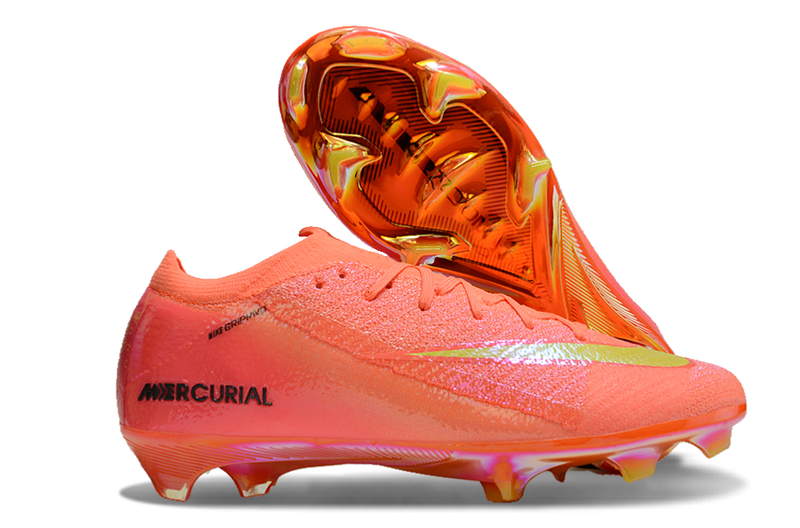 Chuteira Nike Air Zoom Mercurial Vapor 16 Elite FG Campo - Laranja