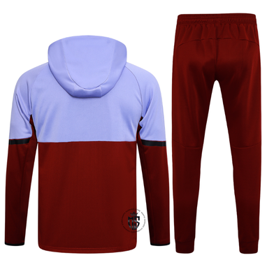 Conjunto Nike Sportswear Tech Fleece – Roxo e Marrom