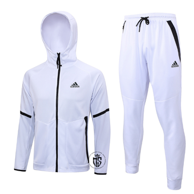 Conjunto Adidas Sportswear Tech Fleece – Branco